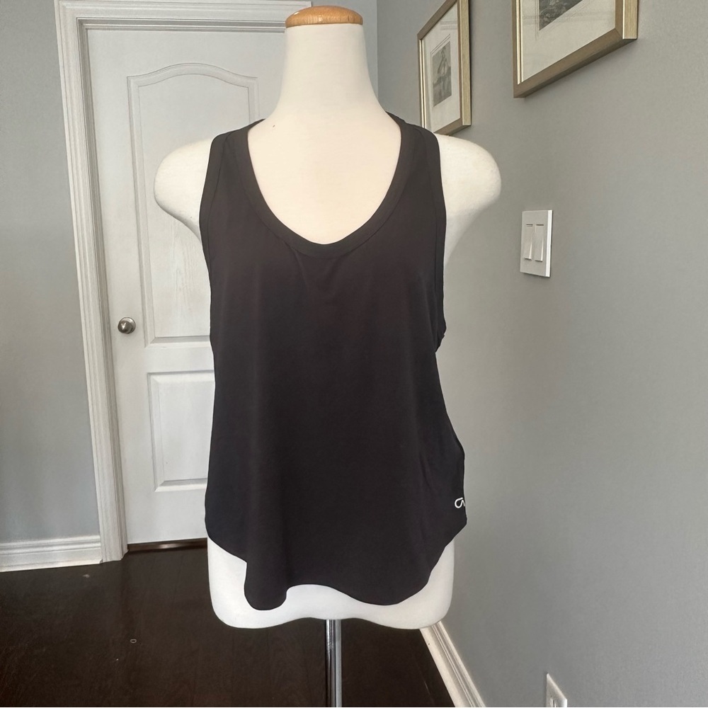 GAP FIT Black Racerback Sleeveless Women's Top